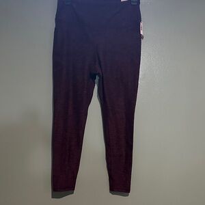 Victoria's Secret Burgundy Leggings